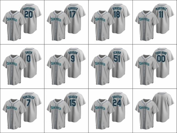 seattle mariners #24 ken griffey jr. 11 edgar martinez 51 ichiro suzuki men women youth custom gray replica road jersey
seattle mariners #24 ken griffey jr. 11 edgar martinez 51 ichiro suzuki men women youth custom gray replica road jersey