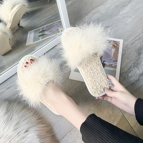women summer casual fur slippers winter warm shoes house slippers slip on flats slides female faux fur fashion large sizes 2020, Black
women summer casual fur slippers winter warm shoes house slippers slip on flats slides female faux fur fashion large sizes 2020, Black