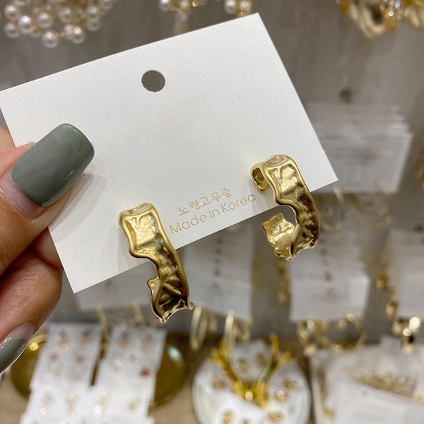 mengjiqiao2020 punk irregular metal circle hoop earrings for women students statement brincos party ear accessory jewelry, Golden;silver
mengjiqiao2020 punk irregular metal circle hoop earrings for women students statement brincos party ear accessory jewelry, Golden;silver