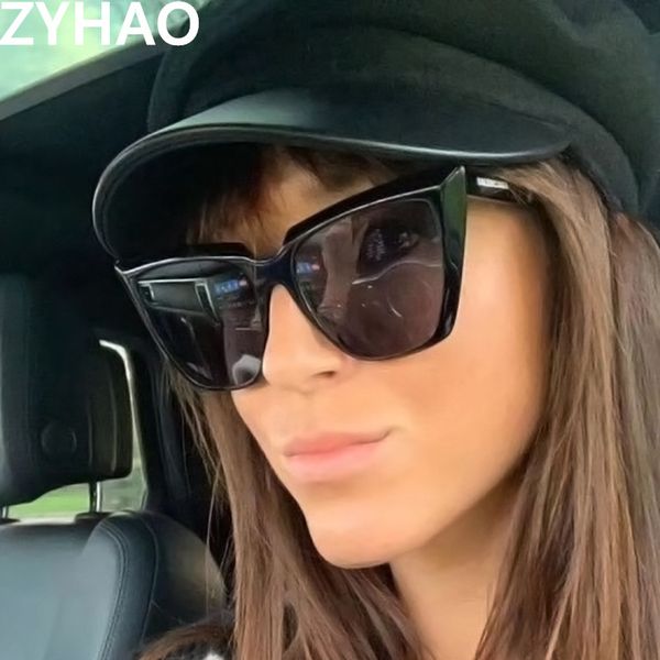 sunglasses 2021 cat eye women fashion brand desinger men plastic big frame sun glasses female male oculos feminino, White;black
sunglasses 2021 cat eye women fashion brand desinger men plastic big frame sun glasses female male oculos feminino, White;black