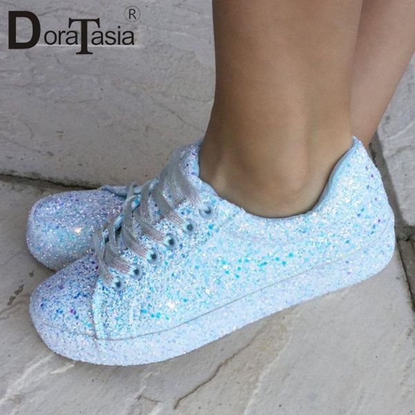 doratasia ins ladies lace-up glitters sneakers daily casual low heel flat sneakers women brand flat platform shoes woman, Black
doratasia ins ladies lace-up glitters sneakers daily casual low heel flat sneakers women brand flat platform shoes woman, Black