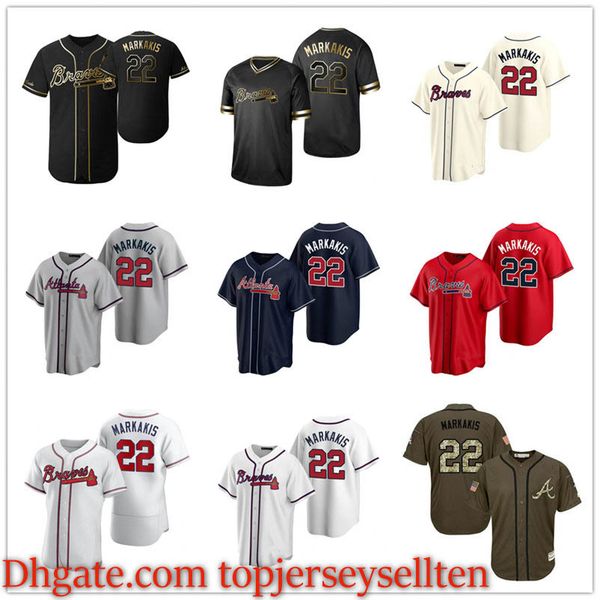 atlanta braves men women youth 22 nick markakis 2020 authentic baseball jersey, Black
atlanta braves men women youth 22 nick markakis 2020 authentic baseball jersey, Black