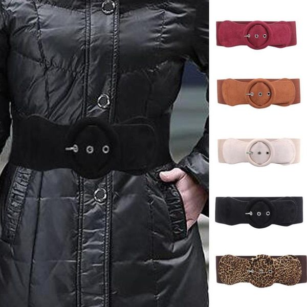 women's fashion suede elasticated belt down wide leopard belt lady's dress pin buckle girdle buckle soft waistband, Black;brown
women's fashion suede elasticated belt down wide leopard belt lady's dress pin buckle girdle buckle soft waistband, Black;brown