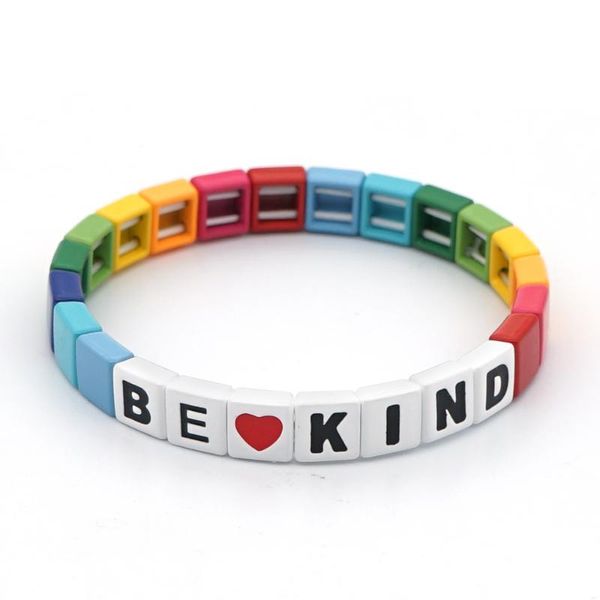 shinus enamel rainbow bracelet letters jewelry gift fashion tile bracelet heart stackable femme mujer bohemian summer bangles, Black
shinus enamel rainbow bracelet letters jewelry gift fashion tile bracelet heart stackable femme mujer bohemian summer bangles, Black