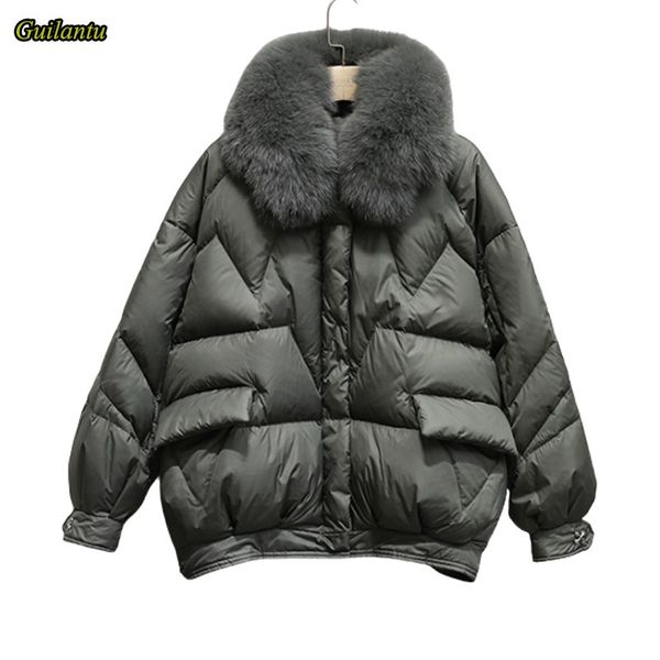 guilantu 90% white duck down jacket women winter fur collar hooded down coat female thick warm loose puffer jackets mujer, Black
guilantu 90% white duck down jacket women winter fur collar hooded down coat female thick warm loose puffer jackets mujer, Black