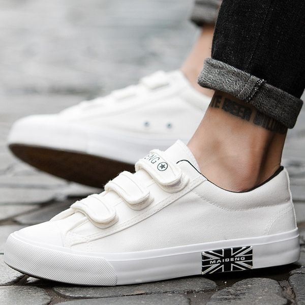 mens sneakers canvas shoes for boys breathable hook & loop solid brand hard-wearing fashion black/blue/white shoes man cx200727
mens sneakers canvas shoes for boys breathable hook & loop solid brand hard-wearing fashion black/blue/white shoes man cx200727
