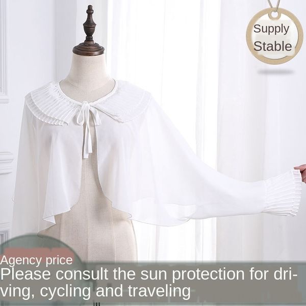 drive sunscreen shawl women's anti uv electric vehicle cycling rashguard long electric bicycle bicycle sleeved chiffon shirt, Blue;gray
drive sunscreen shawl women's anti uv electric vehicle cycling rashguard long electric bicycle bicycle sleeved chiffon shirt, Blue;gray