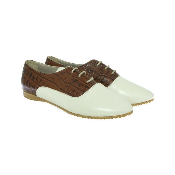 genuine leather white and brown, crocodile print laced, oxford, casual, handmade, women shoes, Black
genuine leather white and brown, crocodile print laced, oxford, casual, handmade, women shoes, Black