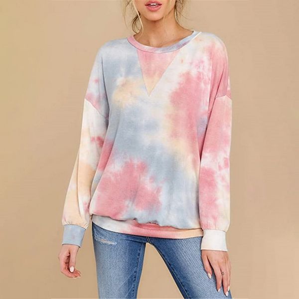 women's hoodies & sweatshirts tie-dyed sweatshirt large long sleeve crew neck loose casual pullover basic solid autumn winter fashion, Black
women's hoodies & sweatshirts tie-dyed sweatshirt large long sleeve crew neck loose casual pullover basic solid autumn winter fashion, Black