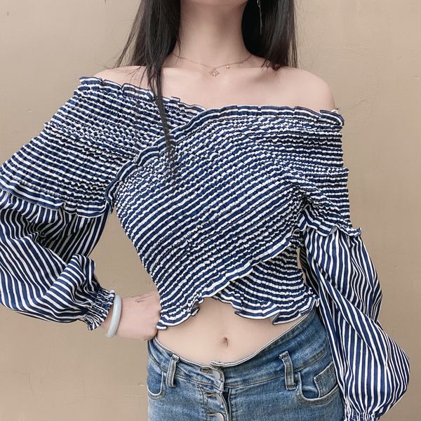 exov1 summer 2020 bubble sleeve stretch striped pleated blouse for women 07723582043 7723/582 summer 2020 bubble shirt shirt sleeve stretch, White
exov1 summer 2020 bubble sleeve stretch striped pleated blouse for women 07723582043 7723/582 summer 2020 bubble shirt shirt sleeve stretch, White