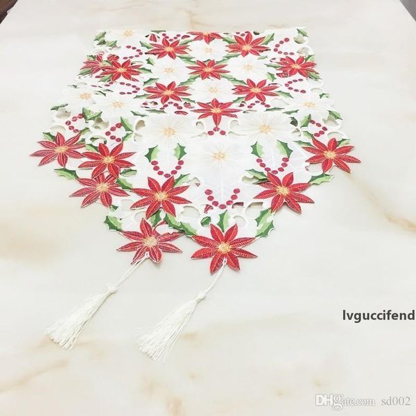 christmas table runner high grade tablecloth embroidery hollow cloths sell well classical decorate original foreign plant flowers 36kyb1
christmas table runner high grade tablecloth embroidery hollow cloths sell well classical decorate original foreign plant flowers 36kyb1