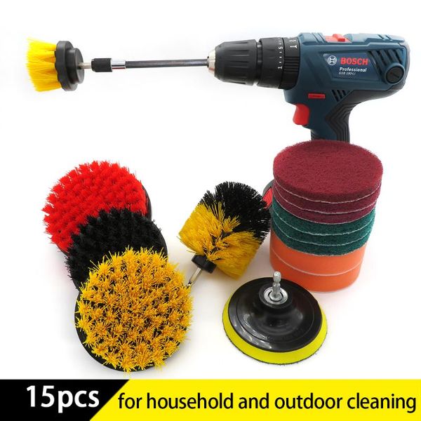 15pcs drill щетки питания скруббер крепление комплект щетки для чистки с удлинителем для ванной поверхностей ванны, душ, плитки и автомобиля
15pcs drill щетки питания скруббер крепление комплект щетки для чистки с удлинителем для ванной поверхностей ванны, душ, плитки и автомобиля