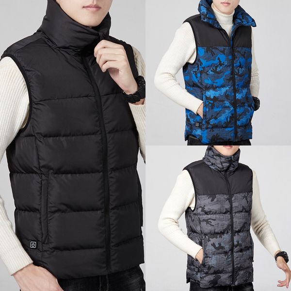 smart men's stand collar coat winter electric heating thickened warm usb charging heating clothes for warm vest coat vest women, Black;white
smart men's stand collar coat winter electric heating thickened warm usb charging heating clothes for warm vest coat vest women, Black;white