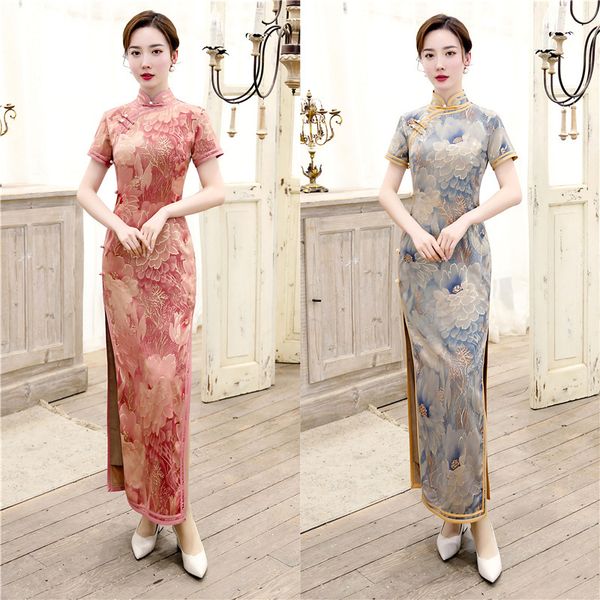 ethnic clothing female elegant satin cheongsam summer slim long qipao temperament mandarin collar flower print chinese dress plus size, Red
ethnic clothing female elegant satin cheongsam summer slim long qipao temperament mandarin collar flower print chinese dress plus size, Red
