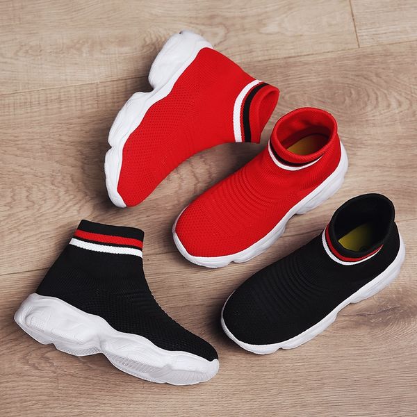 boy's sneakers girl's sports flying mesh children's high-socks shoes 2020 new children's shoes, Black
boy's sneakers girl's sports flying mesh children's high-socks shoes 2020 new children's shoes, Black