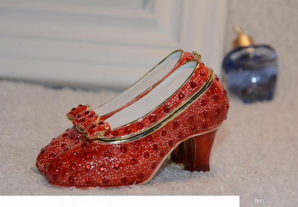 wizard of oz gifts ruby slipper bejeweled jewelry box gold faberge trinket box metal vintage decoration box gift pewter alloy metal ornament, Black;white
wizard of oz gifts ruby slipper bejeweled jewelry box gold faberge trinket box metal vintage decoration box gift pewter alloy metal ornament, Black;white