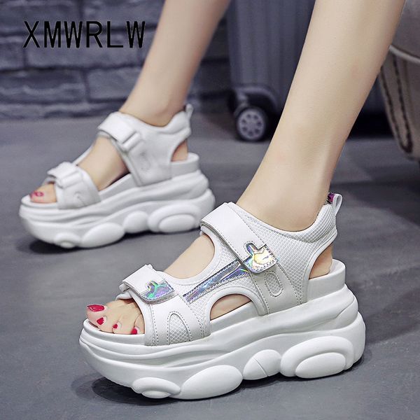 xmwrlw 2020 summer shoes women sandals high heels wedges shoes for woman casual hook & loop beach sandals female chunky shoe, Black
xmwrlw 2020 summer shoes women sandals high heels wedges shoes for woman casual hook & loop beach sandals female chunky shoe, Black