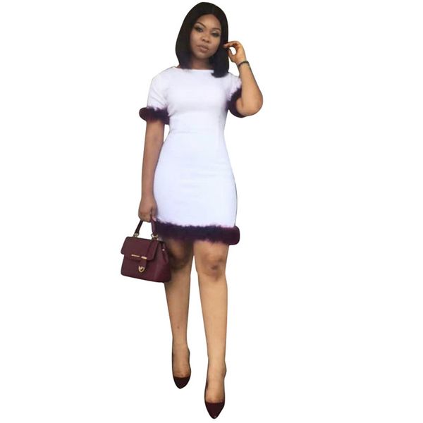 women dresses designer plush panelled bodycon dresses casual long sleeve natural color dress women clothes, Black;gray
women dresses designer plush panelled bodycon dresses casual long sleeve natural color dress women clothes, Black;gray