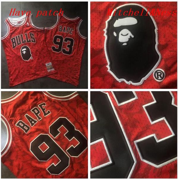 men's basketball chicago bulls 93 bape mitchell & ness is red hardwood classics swingman jersey and pant 01, Black;red
men's basketball chicago bulls 93 bape mitchell & ness is red hardwood classics swingman jersey and pant 01, Black;red