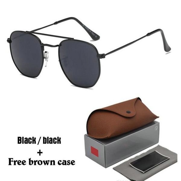 brand designer sunglasses for men woman sun glasses vintage metal hexagonal frame reflective coating eyewear with cases and box, White;black
brand designer sunglasses for men woman sun glasses vintage metal hexagonal frame reflective coating eyewear with cases and box, White;black