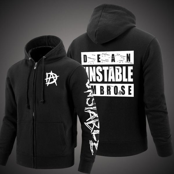 2020 mens dean ambrose zipper boy autumn spring coat jacket hoodie cosplay costume letter unstable cotton outwear casual jacket, Black
2020 mens dean ambrose zipper boy autumn spring coat jacket hoodie cosplay costume letter unstable cotton outwear casual jacket, Black