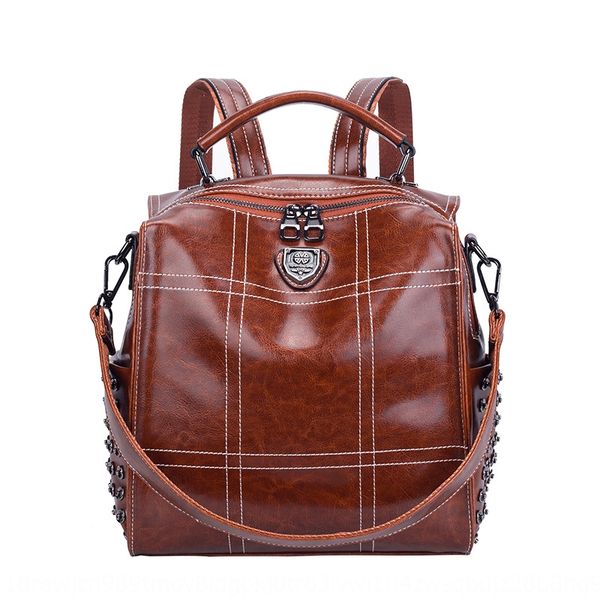 ggoqs casual 2020 new genuine women's oil wax bag travel casual 2020 new genuine leather backpack women's oil wax leather bag trav, White
ggoqs casual 2020 new genuine women's oil wax bag travel casual 2020 new genuine leather backpack women's oil wax leather bag trav, White