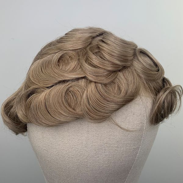 2020 new blonde human hair toupee for men brazilian remy hair replacement system 8x10 skin pu mens toupee curly 6 inch 30mm style, Black
2020 new blonde human hair toupee for men brazilian remy hair replacement system 8x10 skin pu mens toupee curly 6 inch 30mm style, Black