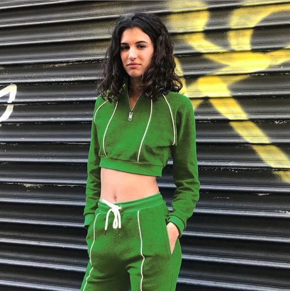 new 2020 autun casual and colld desing ladeis sold pattern zipped design tracksuits soft materail 2colours sxl factory price ing, Gray
new 2020 autun casual and colld desing ladeis sold pattern zipped design tracksuits soft materail 2colours sxl factory price ing, Gray