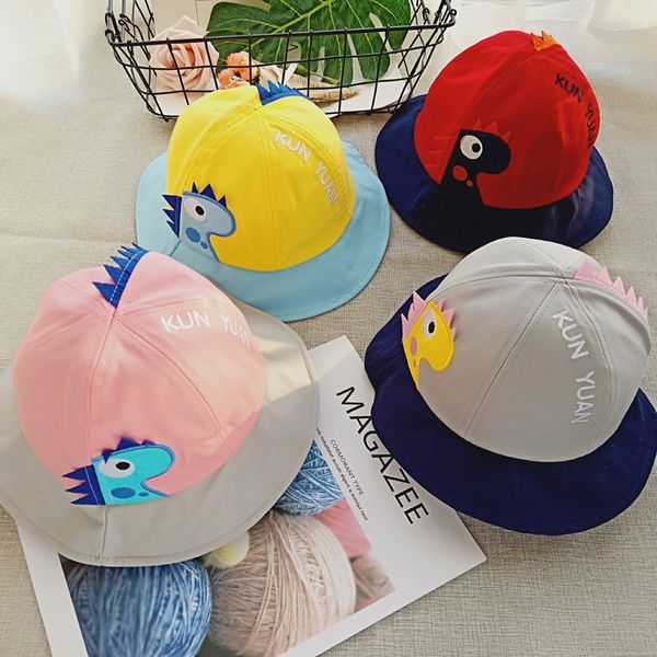 children's bucket bucket summer new little dinosaur fisherman hat male and female baby cartoon sunshade basin hat, Blue;gray
children's bucket bucket summer new little dinosaur fisherman hat male and female baby cartoon sunshade basin hat, Blue;gray