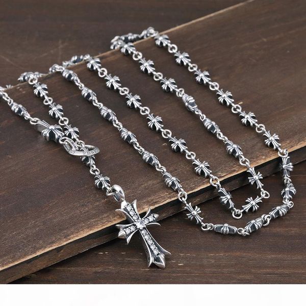 100% 925 sterling silver necklace personality fashion punk hip hop style cross styling jewelry to send lover gift 2020 new sale
100% 925 sterling silver necklace personality fashion punk hip hop style cross styling jewelry to send lover gift 2020 new sale