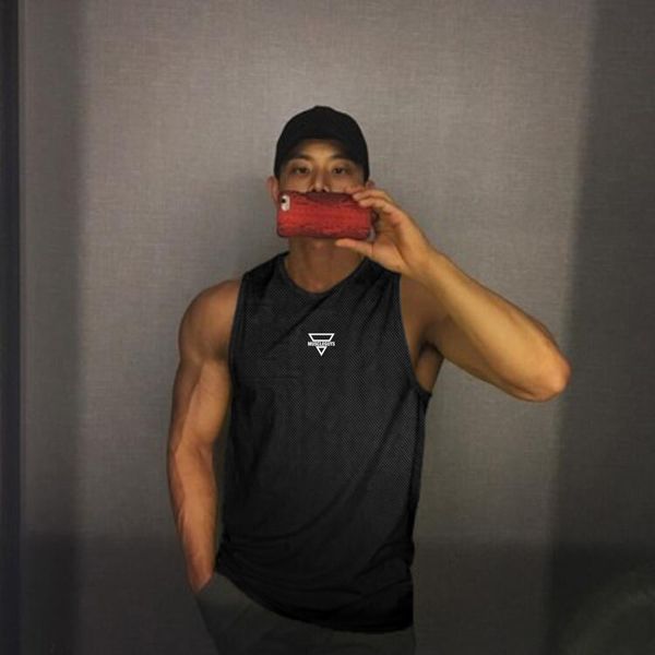 muscleguys summer mens running vest mesh quick dry gym clothing bodybuilding fitness tank sleeveless shirt workout singlets, Black;blue
muscleguys summer mens running vest mesh quick dry gym clothing bodybuilding fitness tank sleeveless shirt workout singlets, Black;blue
