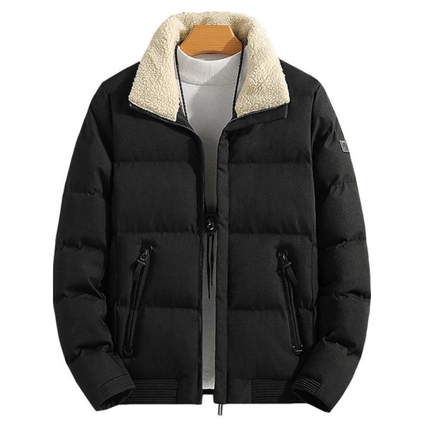 plus-size brief paragraph waterproof parka coats men coat to keep warm to thicken the zipper men's clothing of pure color coat, Black
plus-size brief paragraph waterproof parka coats men coat to keep warm to thicken the zipper men's clothing of pure color coat, Black