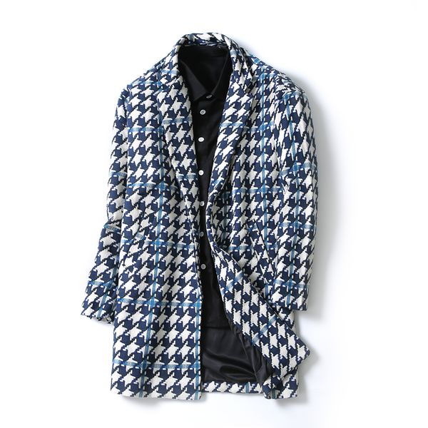 new designs men clothing long style men's trench coat fashion mens open stitch casual houndstooth plaid manteau coats male 5xl, Tan;black
new designs men clothing long style men's trench coat fashion mens open stitch casual houndstooth plaid manteau coats male 5xl, Tan;black