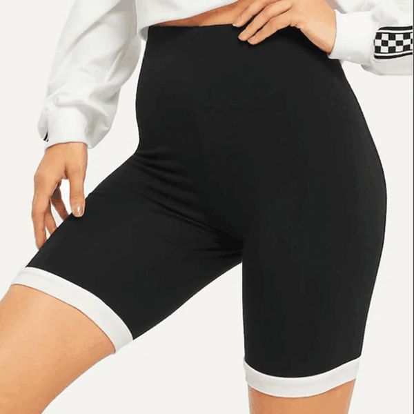 women casual sport gym yoga shorts high waist mid thigh running workout leggings black yoga shorts, White;red
women casual sport gym yoga shorts high waist mid thigh running workout leggings black yoga shorts, White;red