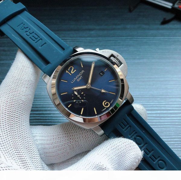 pam00688 gmt classic watches with automatic movement 44mm 316 steel case leather strap, Slivery;brown
pam00688 gmt classic watches with automatic movement 44mm 316 steel case leather strap, Slivery;brown
