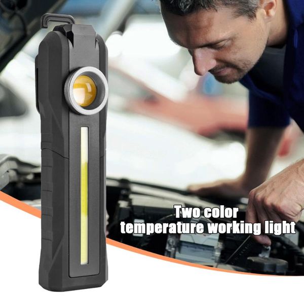 portable folding working practical multi-functional classic texture led electric torch lamp white+warm light 
portable folding working practical multi-functional classic texture led electric torch lamp white+warm light
