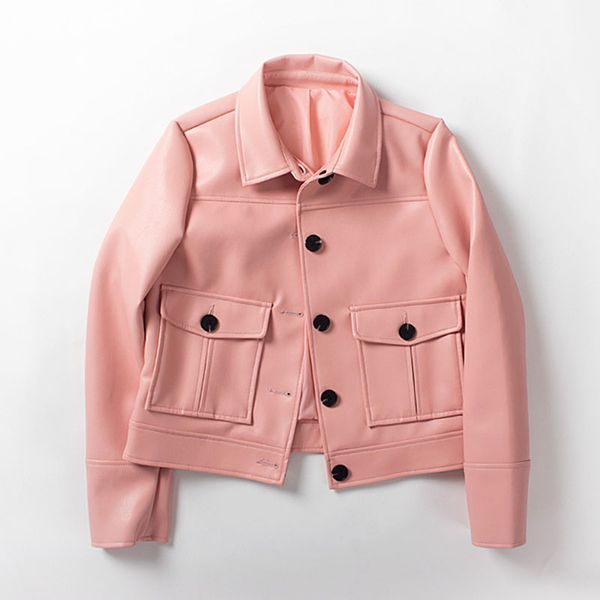 ftlzz new winter women leather jacket single breasted short biker coat faux leather motorcycle vintage jackets, Black
ftlzz new winter women leather jacket single breasted short biker coat faux leather motorcycle vintage jackets, Black