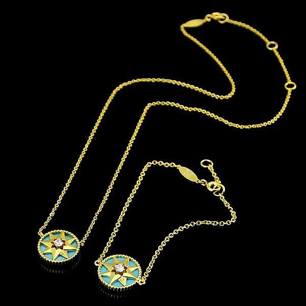 2020 designer jewelry d color drip oil compass necklace female baby same brass plated 18k gold lock bone chain necklace, Silver
2020 designer jewelry d color drip oil compass necklace female baby same brass plated 18k gold lock bone chain necklace, Silver