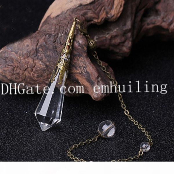 1pcs natural rock кварц clear кристалл подвеска pendulum указал камень healing 12 фасет рэйки заряженные с античная бронза медь beads chain, Silver
1pcs natural rock кварц clear кристалл подвеска pendulum указал камень healing 12 фасет рэйки заряженные с античная бронза медь beads chain, Silver