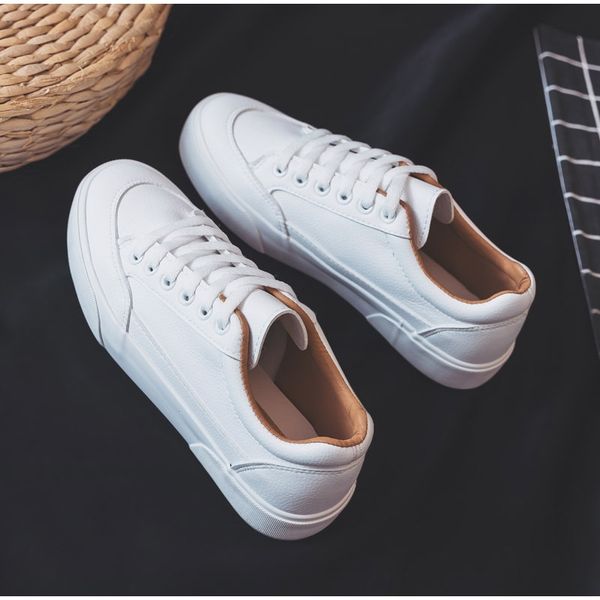 women sneakers flats pu leather soft vulcanized shoes white female casual comfort 2020 autumn spring woman fashion shoe ladies, Black
women sneakers flats pu leather soft vulcanized shoes white female casual comfort 2020 autumn spring woman fashion shoe ladies, Black