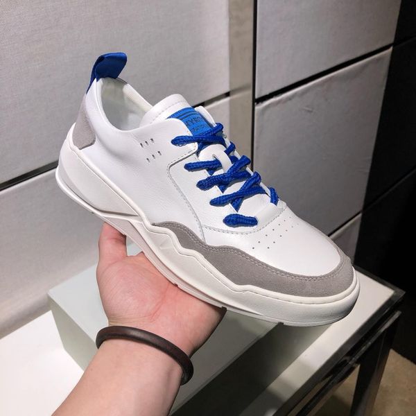 2019u new leather men's korean version of the trend of shoes sports casual wild low to help small white shoes original box packaging, Black
2019u new leather men's korean version of the trend of shoes sports casual wild low to help small white shoes original box packaging, Black