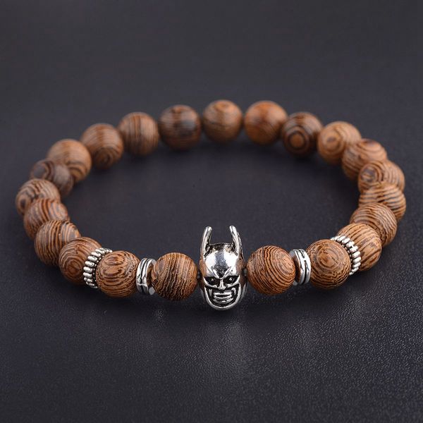 8mm natural wood beads bracelets charm men gold color beads bracelet women prayer jewelry yoga, Black
8mm natural wood beads bracelets charm men gold color beads bracelet women prayer jewelry yoga, Black