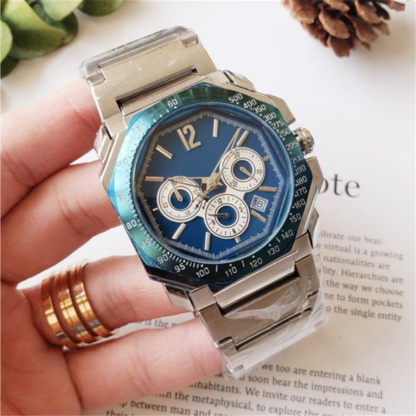 luxe mens classic watches 42mm fashion stainless steel quartz movement men's waterproof casual watch clock wristwatches 03, Slivery;brown
luxe mens classic watches 42mm fashion stainless steel quartz movement men's waterproof casual watch clock wristwatches 03, Slivery;brown