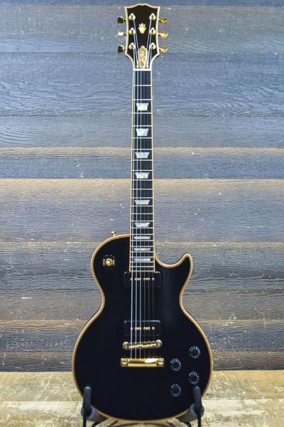 wholesale lpcustom electric guitar 6 string p90s pickups aged yellow 1956 binding in black 191215
wholesale lpcustom electric guitar 6 string p90s pickups aged yellow 1956 binding in black 191215