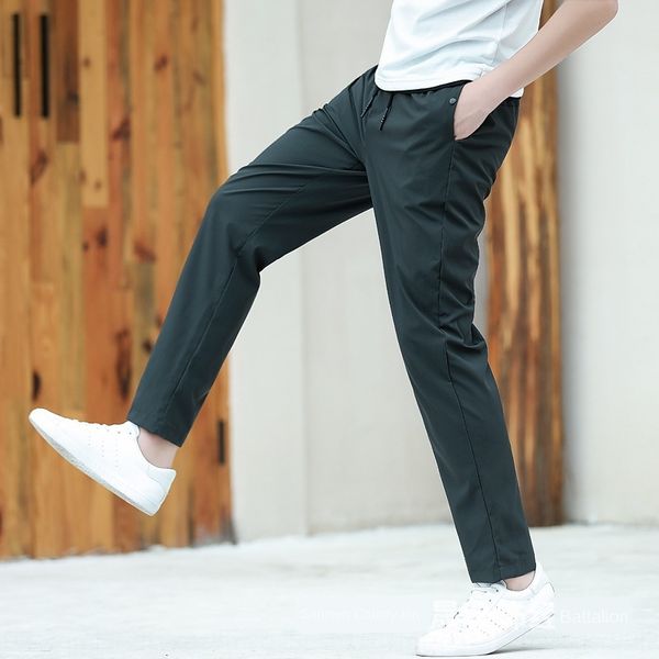vwrb1 summer sports trousers sports nan xiu xian stretch slim lightweight quick-dry pants breathable wicking korean stylish versatile ankle, Gray;blue
vwrb1 summer sports trousers sports nan xiu xian stretch slim lightweight quick-dry pants breathable wicking korean stylish versatile ankle, Gray;blue