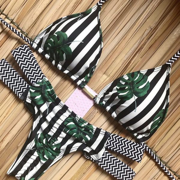 2020 brazilian bikini print swimwear string mini swimsuit halter swimsuit nylon new lace up beach wear women thong micro bikini, White;black 
2020 brazilian bikini print swimwear string mini swimsuit halter swimsuit nylon new lace up beach wear women thong micro bikini, White;black