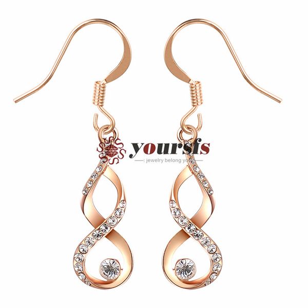 yoursfs new fashion design number 8 bottle gourd shape earrings with 18 k gold plated vintage earrings for women sunmer wear dress jewelry, Silver
yoursfs new fashion design number 8 bottle gourd shape earrings with 18 k gold plated vintage earrings for women sunmer wear dress jewelry, Silver
