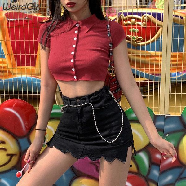 weirdgirl women casual short tshirts short sleeve turn-down collar female harajuku tees slim basic streetwear 2020 spring, White
weirdgirl women casual short tshirts short sleeve turn-down collar female harajuku tees slim basic streetwear 2020 spring, White