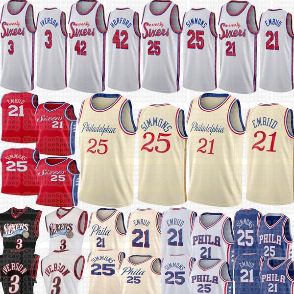 allen 3 iverson ben 25 simmons joel 21 embiid philadelphia 76er jersey al 42 horford julius 6 erving basketball jerseys, Black;red
allen 3 iverson ben 25 simmons joel 21 embiid philadelphia 76er jersey al 42 horford julius 6 erving basketball jerseys, Black;red