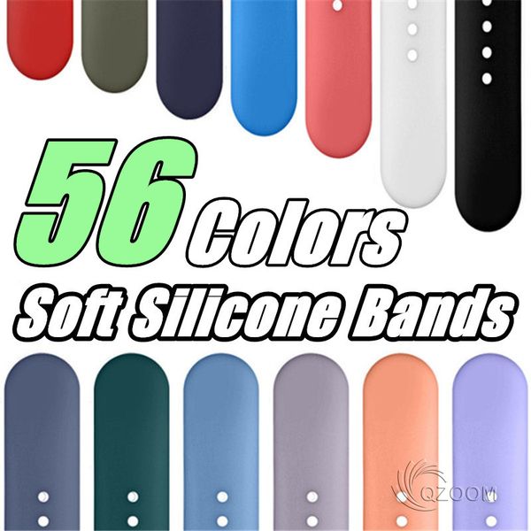 56 colors soft silicone strap watch band for watch series 1 2 3 4 5 38mm 42mm 40mm 44mm vs fitbit
56 colors soft silicone strap watch band for watch series 1 2 3 4 5 38mm 42mm 40mm 44mm vs fitbit